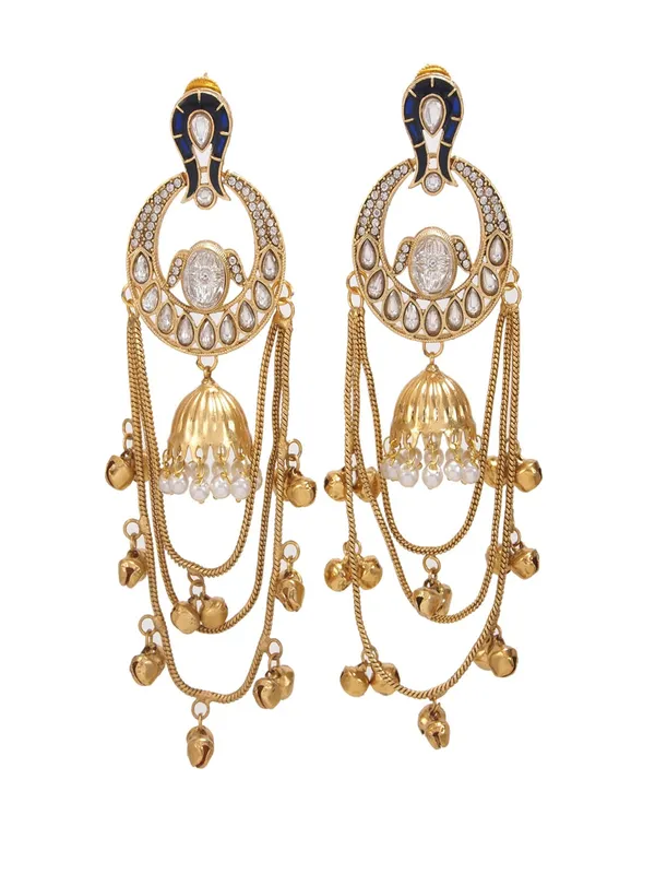 Traditional_Gold_Plated_Kashmiri_Drop_Earrings_With_Pearl_Accents