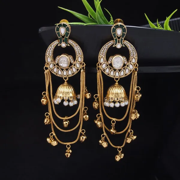 Traditional_Gold_Plated_Kashmiri_Drop_Earrings_With_Pearl_Accents
