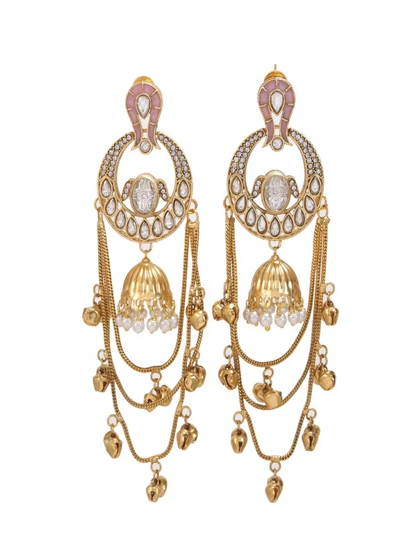 Traditional_Gold_Plated_Kashmiri_Drop_Earrings_With_Pearl_Accents