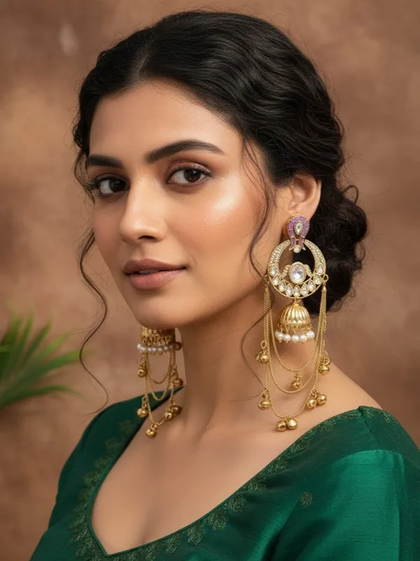 Traditional_Gold_Plated_Kashmiri_Drop_Earrings_With_Pearl_Accents