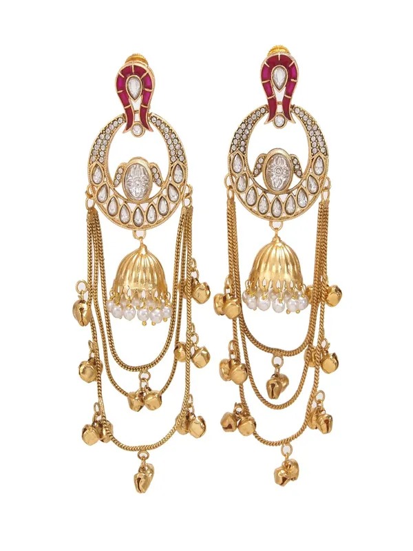 Traditional_Gold_Plated_Kashmiri_Drop_Earrings_With_Pearl_Accents