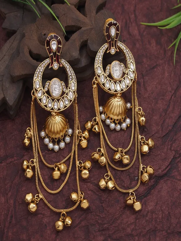 Traditional_Gold_Plated_Kashmiri_Drop_Earrings_With_Pearl_Accents