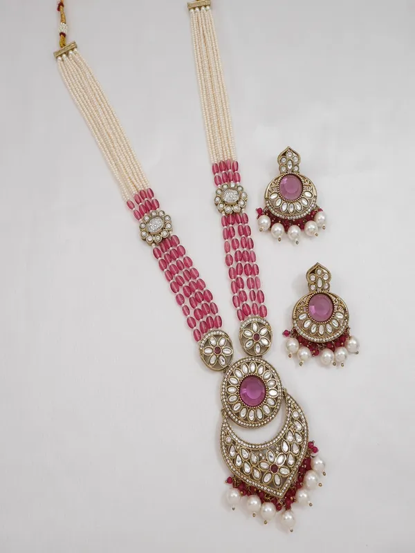 Traditional_Nawabi_Black_Beaded_Pearl_Statement_Necklace_Set