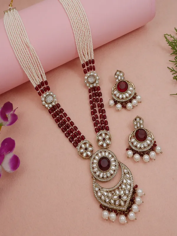 Traditional_Nawabi_Black_Beaded_Pearl_Statement_Necklace_Set