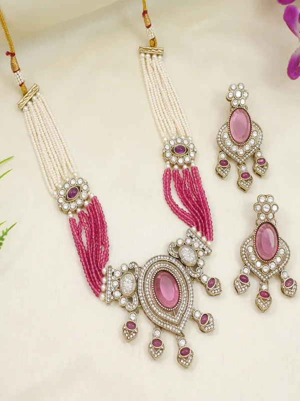 Royal_Noir_Pearl_&_Black_Beaded_Statement_Necklace_Set