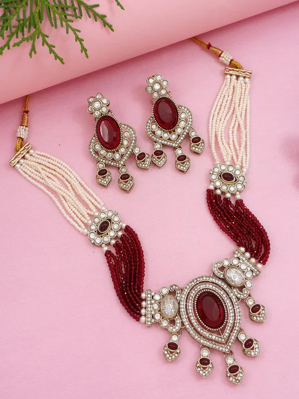 Royal_Noir_Pearl_&_Black_Beaded_Statement_Necklace_Set