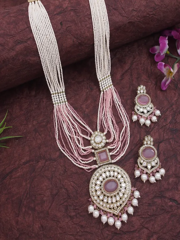 Royal_Pearl_&_Black_Beaded_Statement_Necklace_Set