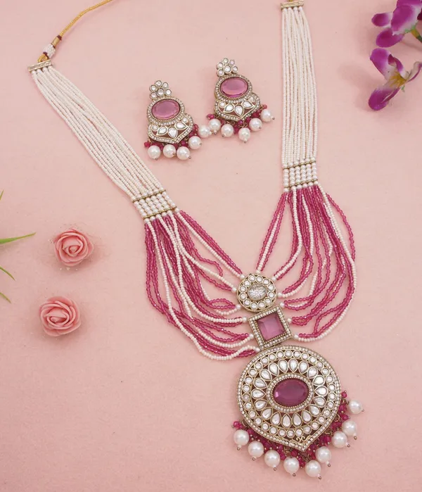 Royal_Pearl_&_Black_Beaded_Statement_Necklace_Set