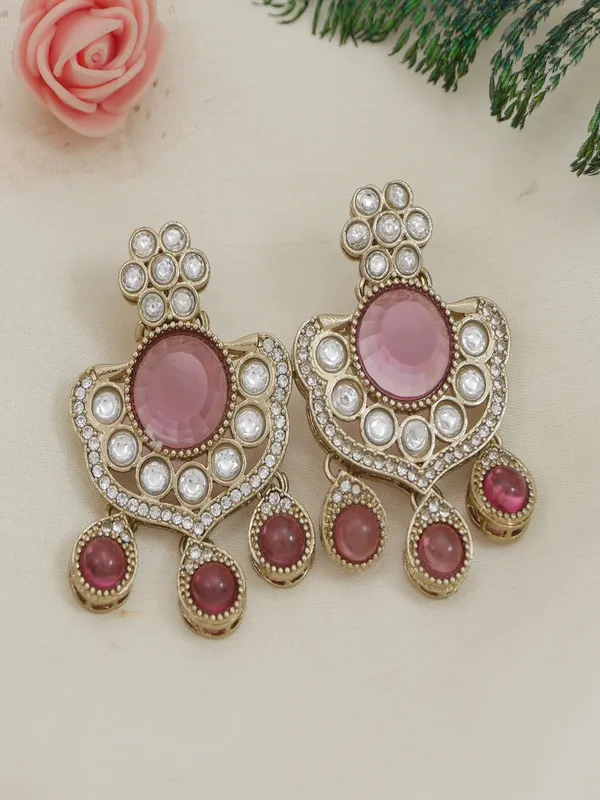 Royal_Kundan_&_Pearl_Beaded_Necklace_Set_With_Matching_Earrings
