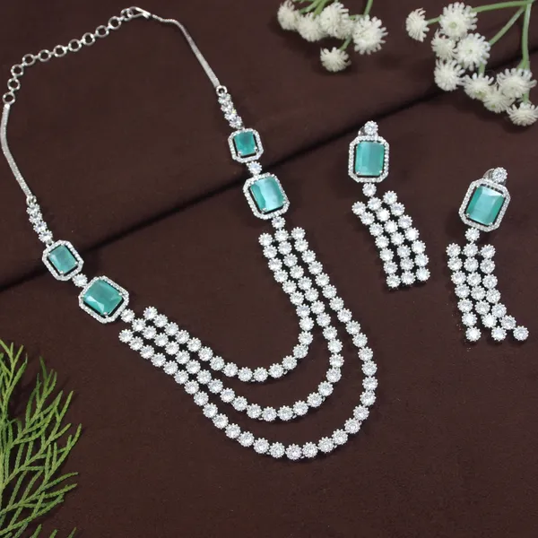 Three_Layer_Zircon_Necklace_Set