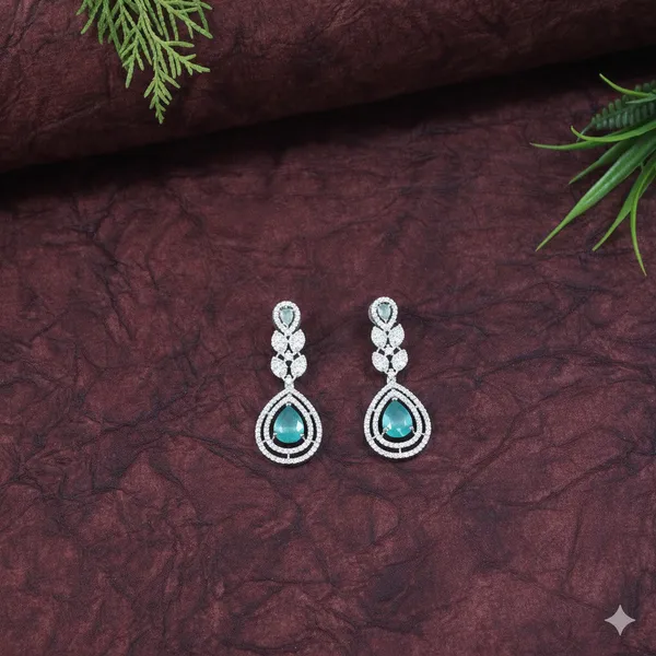Zircon_Silver_Necklace_Set