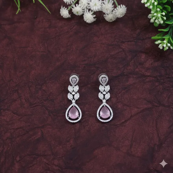 Zircon_Silver_Necklace_Set