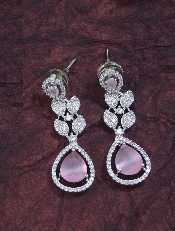 Zircon_Silver_Necklace_Set