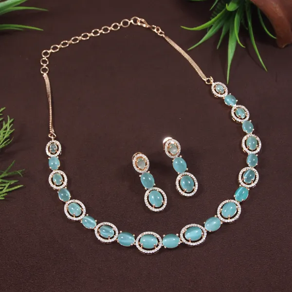 Zircon_Choker_Necklace_Set