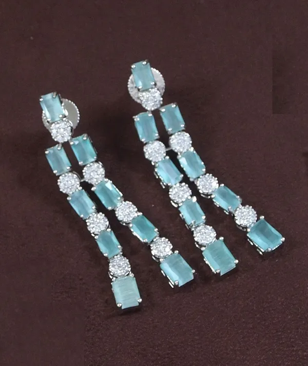 Two_Layer_Zircon_Silver_Necklace_Set