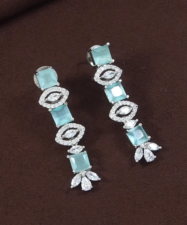 Zircon_Silver_Necklace_Set