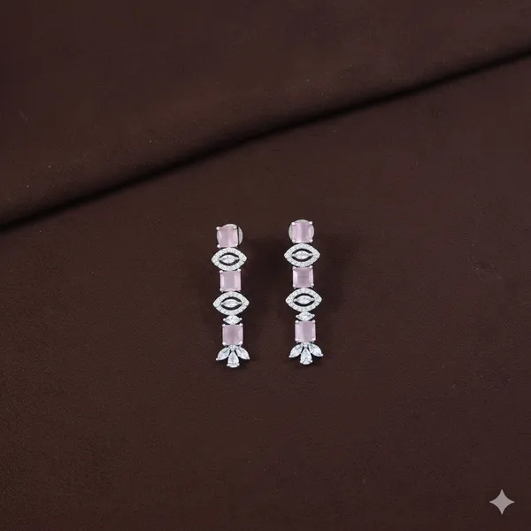 Zircon_Silver_Necklace_Set
