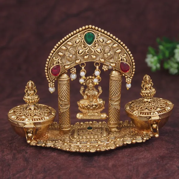 Elegant_Traditional_Brass_Sindoor_Dani_With_Lakshmi_Swing_Design