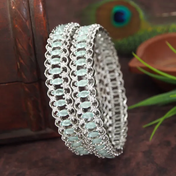 Silver_Plated_Zircon_American_Diamond_Bangle