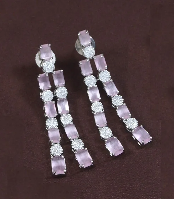 Two_Layer_Zircon_Silver_Necklace_Set