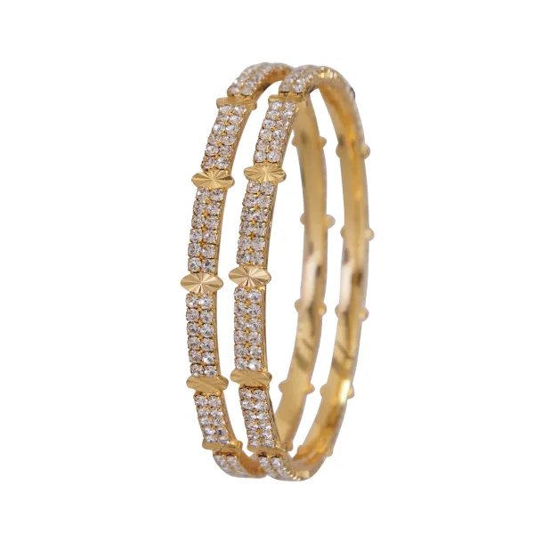 Gold_Plated_Designer_Bangles_With_Cubic_Zirconia_Elegant_Bridal_And_Party_Wear