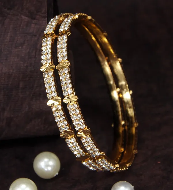 Gold_Plated_Designer_Bangles_With_Cubic_Zirconia_Elegant_Bridal_And_Party_Wear