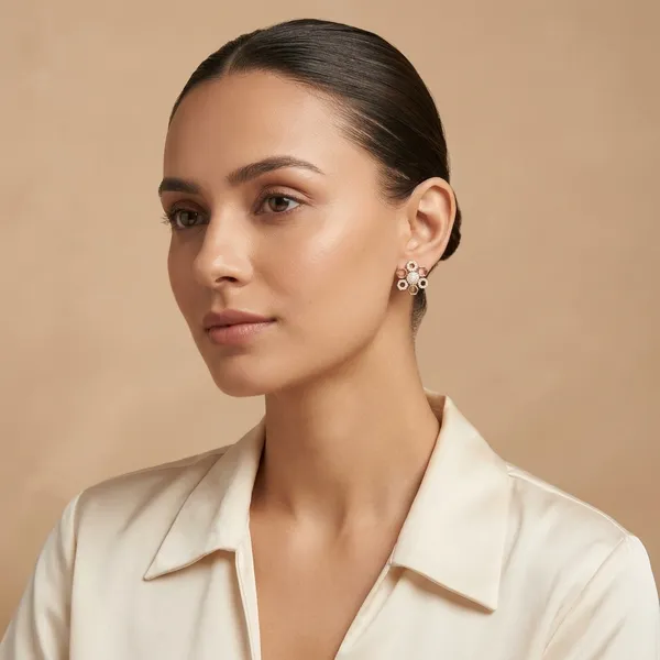 Ad_Rose_Gold_Hexagon_Flower_Studs