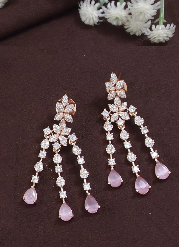 American_Diamond_Zircon_Necklace_Set