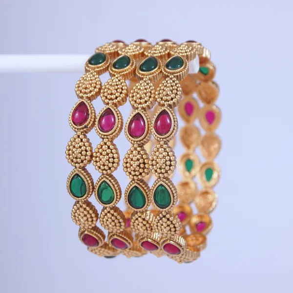 Antique_Brass_Bangle_With_Ruby_&_Emerald_Inspired_Stones