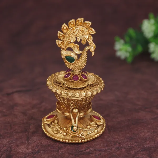Antique_Gold_Plated_Traditional_Brass_Sindoor_Dani