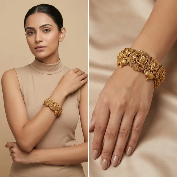 Brass_Laxmi_Temple_Screw_Kada_Bangle_With_Doli_Motif