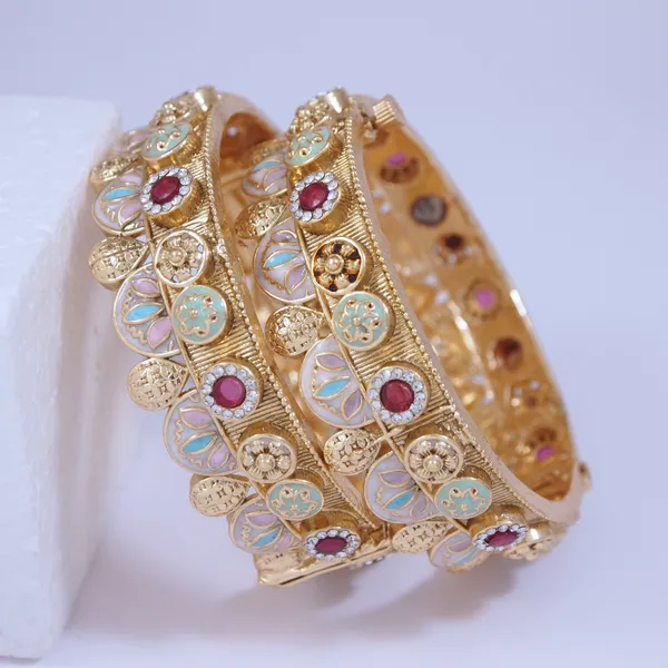 Brass_Screw_Openable_Kada_Bangle_With_Meenakari_&_Ad_Stone_Work