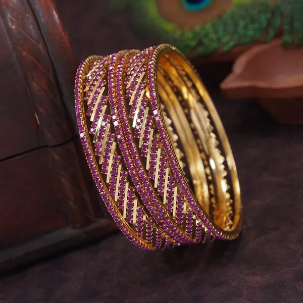 Elegant_Stone_Studded_Gold_Toned_Bangles