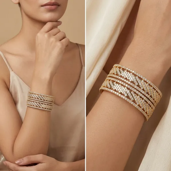 Elegant_Stone_Studded_Gold_Toned_Bangles