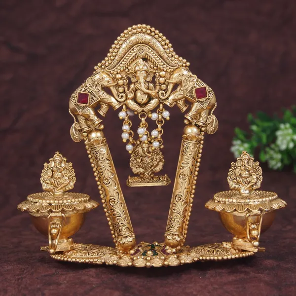Elegant_Traditional_Brass_Sindoor_Dani_With_Ganesh_With_Elephant_Motif