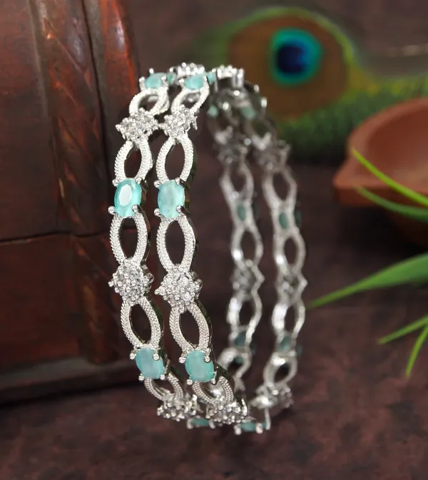 Silver_Plated_Zircon_American_Diamond_Bangle