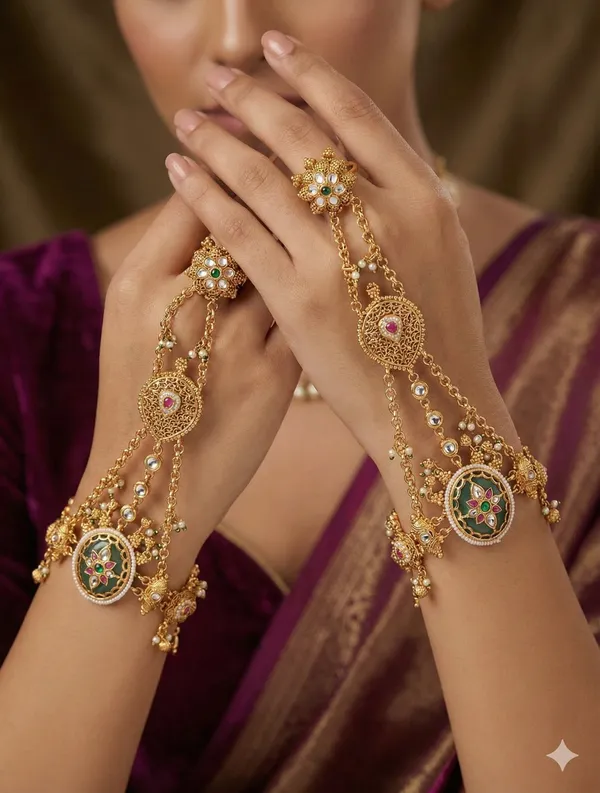 Ethnic_Bridal_Gold_Toned_Flower_Motif_Haath_Phool_Heritage_Jewellery_(Hath_Panja)