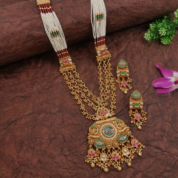 Ethnic_Royal_Heritage_Antique_Gold_Toned_Brass_Rani_Haar_Necklace_Set_With_Earrings