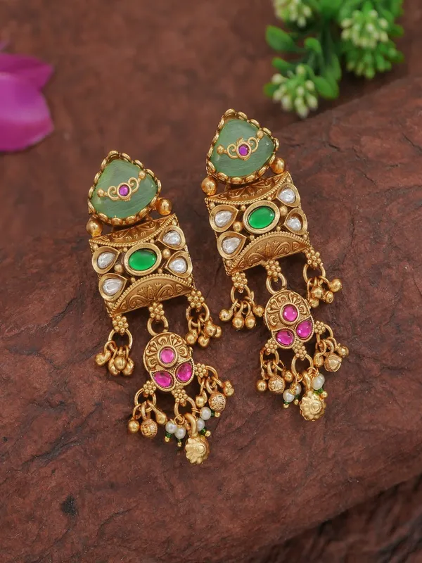 Ethnic_Royal_Heritage_Antique_Gold_Toned_Brass_Rani_Haar_Necklace_Set_With_Earrings