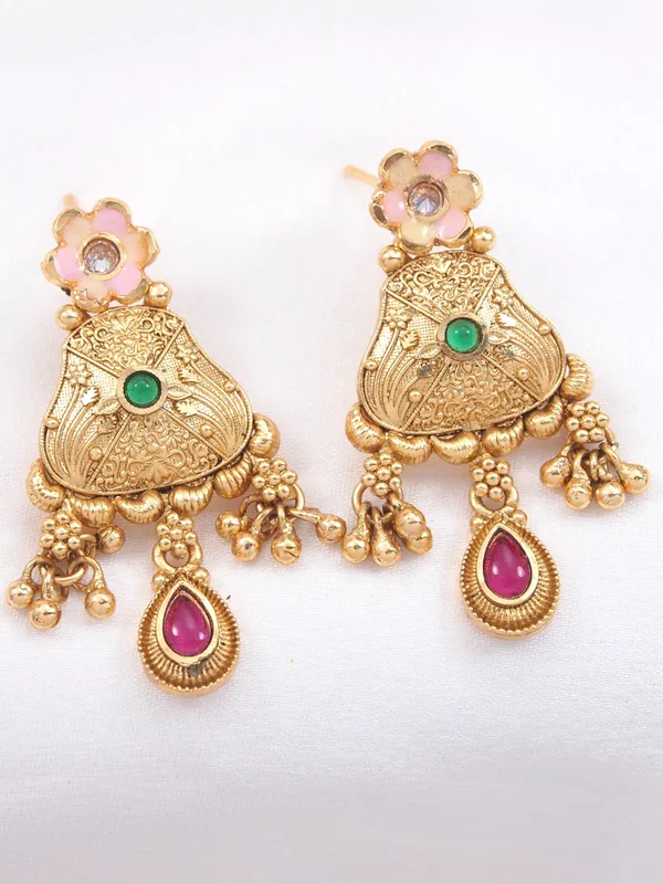 Gold_Plated_Plated_Brass_Traditional_Kundan_And_Pearl_Choker_Necklace_Set_For_Women