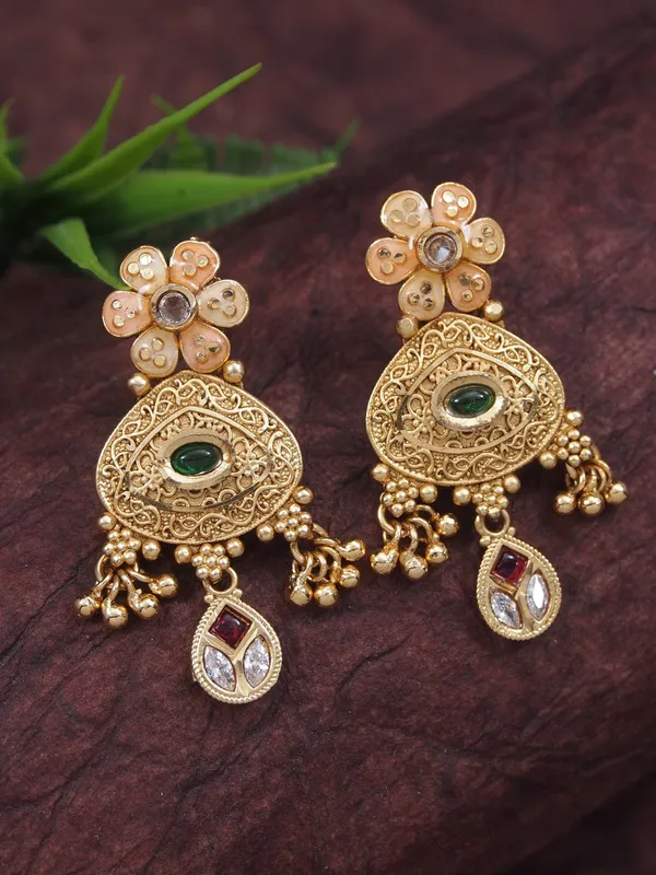 Gold_Toned_Antique_Rani_Haar_Trend_Long_Temple_Necklace_Set