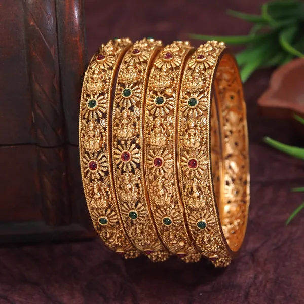 Laxmi_Temple_Matte_Finish_Bangle_Set_(Pack_Of_4)