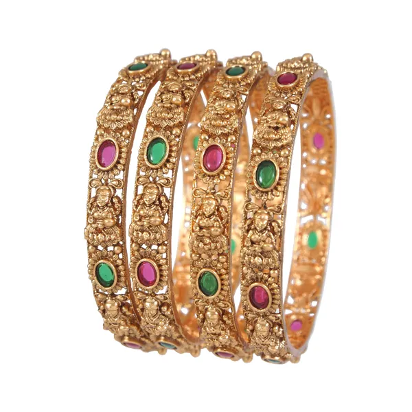 Laxmi_Temple_Matte_Finish_Bangle_Set_(Pack_Of_4)