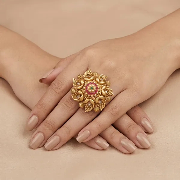 Brass_Pearl_Finger_Ring
