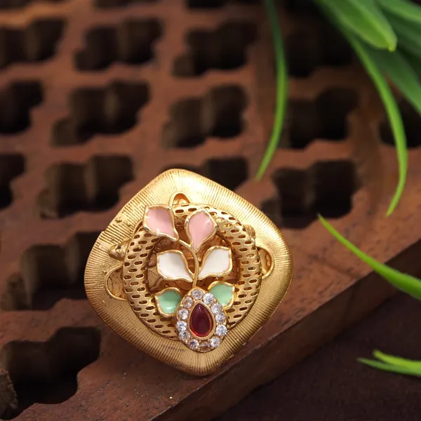 Brass_Meenakari_Ad_Flower_Finger_Ring