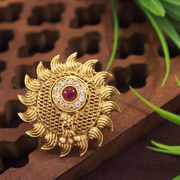 Brass_Pearl_American_Diamond_With_Ghungroo_Ring