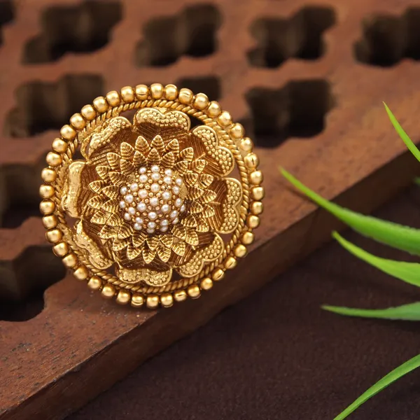 Brass_Pearl_Finger_Ring