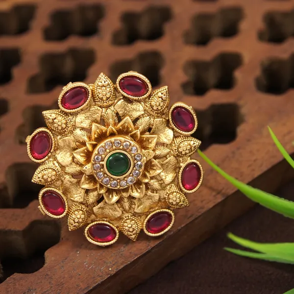 Brass_Stunning_American_Diamond_Finger_Ring