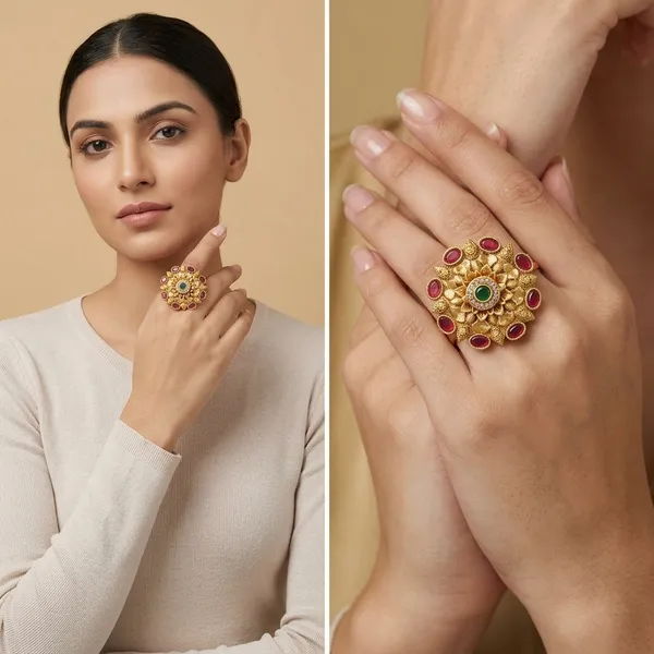Brass_Stunning_American_Diamond_Finger_Ring