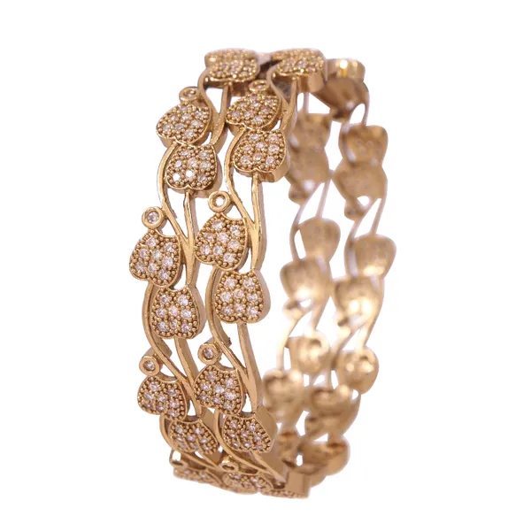 Designer_Victorian_Plated_American_Diamond_Heart_Motif_Bangles